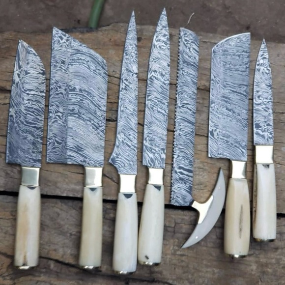 Custom Handmade Chef knife set.